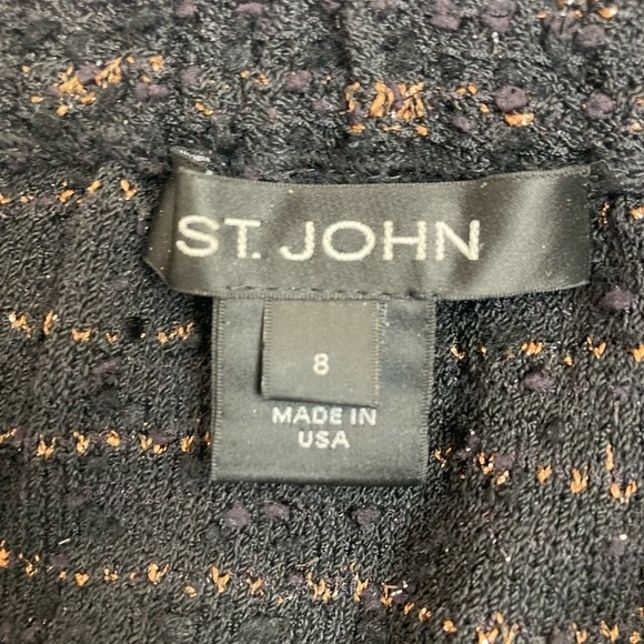 St. John Knit Metallic Skirt - Picture 6 of 7